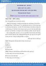 Đề thi học kì 2 Văn 6 Kết nối tri thức - Đề số 5